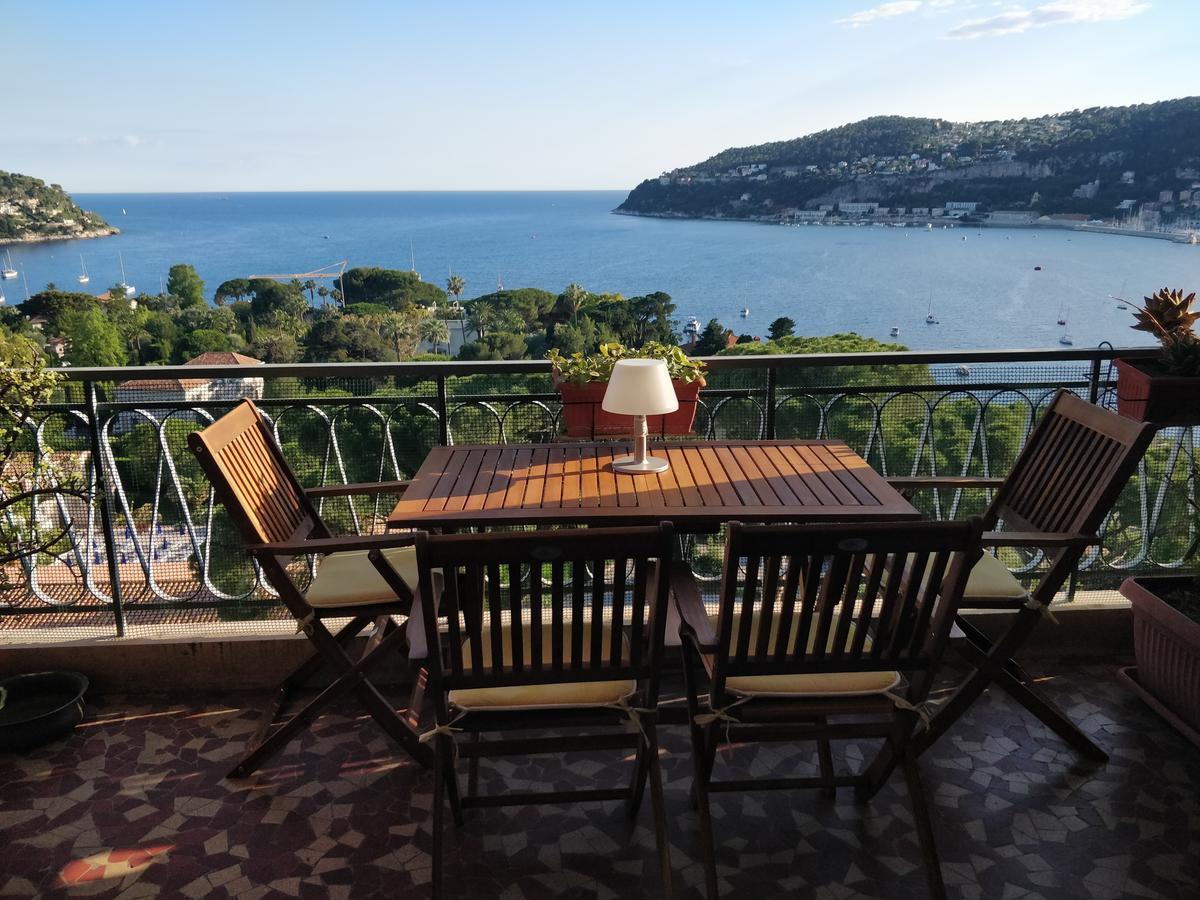 Vintage Flat Overlooking Villefranche Bay Apartman Kültér fotó