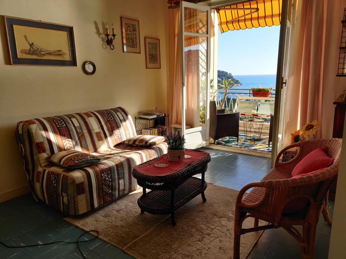 Vintage Flat Overlooking Villefranche Bay Apartman Kültér fotó
