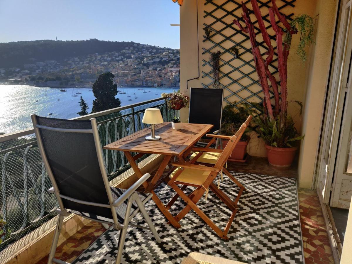 Vintage Flat Overlooking Villefranche Bay Apartman Kültér fotó